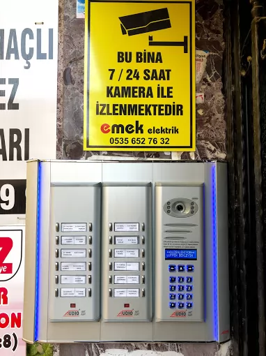 Audio Görüntülü Diafonları Bayii Emek Elektrik Gaziantep Şehitkamil