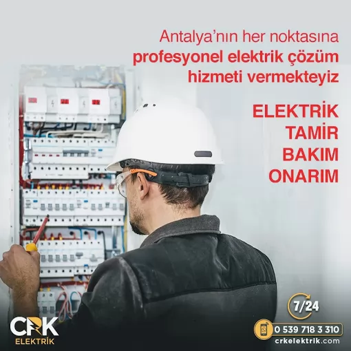 CRK Elektrik Antalya Elektrikçi Antalya Muratpaşa