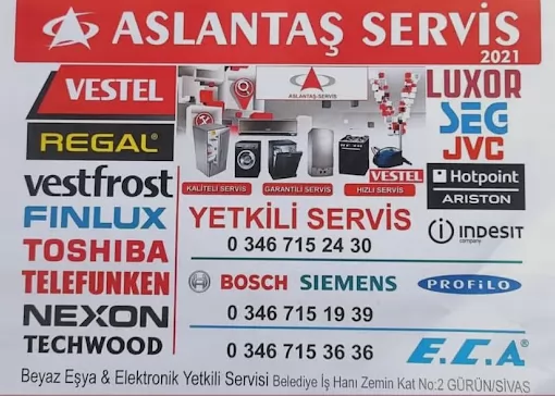 Aslantaş Yetkili Servis Sivas Gürün