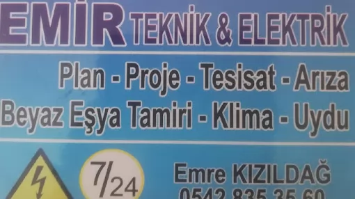 Emir teknik elektrik 7/24 arayabilirsiniz İzmir Karabağlar