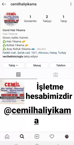 CEMİL HALI YIKAMA Hatay Altınözü