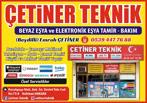 ÇETİNER TEKNİK Ankara Nallıhan