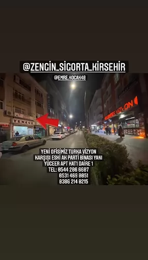 Zengin Sigorta Aracılık Hizmetleri Kırşehir Merkez