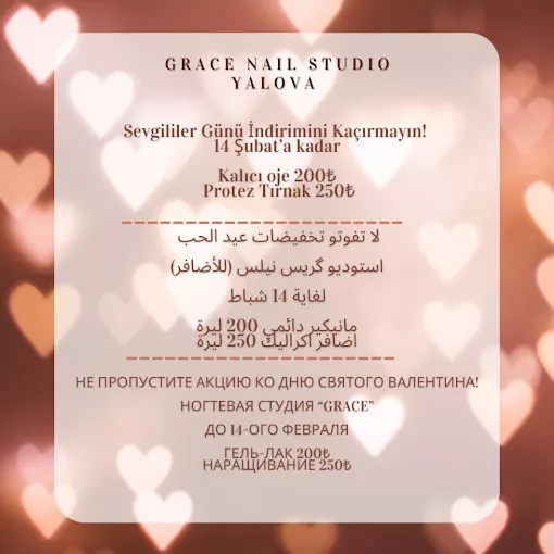 Yalova Protez Tırnak ve Kalıcı Oje - Grace Beauty & Nail Studio Yalova Merkez