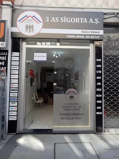 3 As Sigorta Yalova Şubesi Yalova Merkez