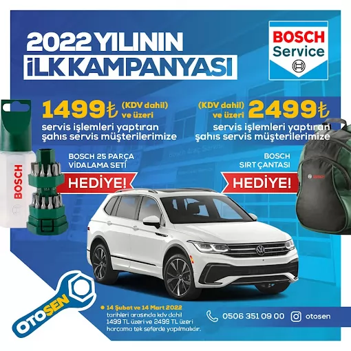 Oto Şen Bosch Car Yetkili Servisi Erzurum Yakutiye